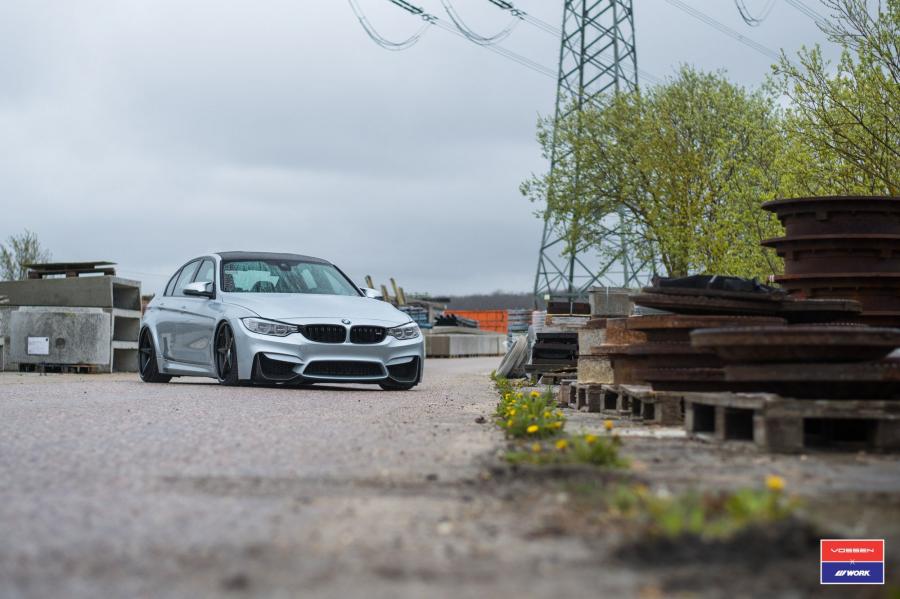  BMW M3 Sedan on Vossen Wheels (VWS-3) 2017 года  (фото 14 из 44)